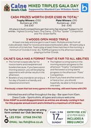 Calne Mixed Triples Gala Day – Sunday 17 May